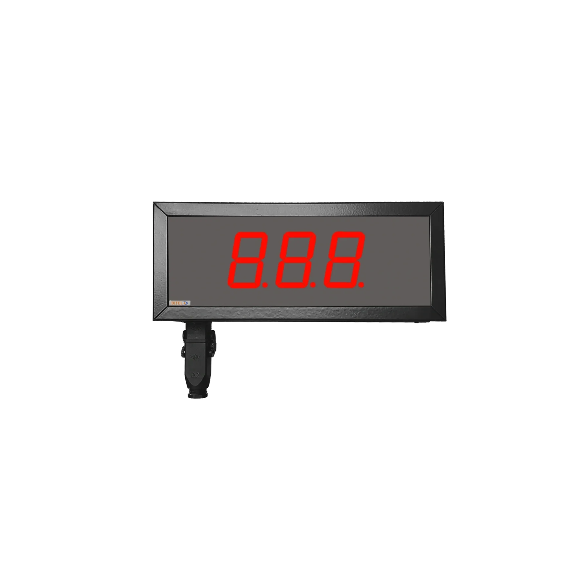 Visualizador Numerico 57mm, 3 digitos, Serie, Ethernet, Wifi +2R, IP65, 24VDC